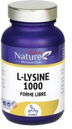 L-Lysine 1000 Forme Libre 60 Gélules - Pot 60 gélules