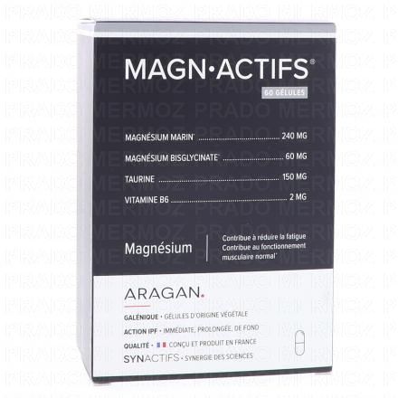 Synactifs - MAGNActifs magnésium boîte de 60 gélules