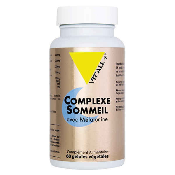 COMPLEXE SOMMEIL avec Mélatonine 60 gélules végétales