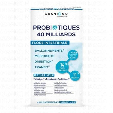 Probiotiques - Flore Intestinale 14 gélules