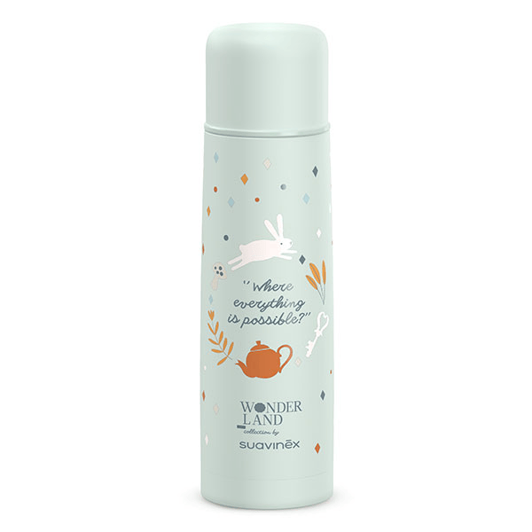 Suavinex, Wonderland, Bouteille Isotherme - Wonderland Bleu - 500ml