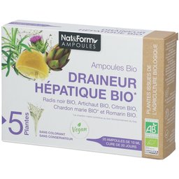 Ampoules Draineur hépatique BIO