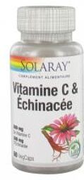 Vitamine C&echinacée - 500 mg et 300 mg - 60 Caps. Vég. - Pot 60 capsules