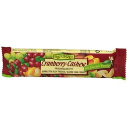 Barre aux Fruits Canneberges-Noix de Cajou Bio