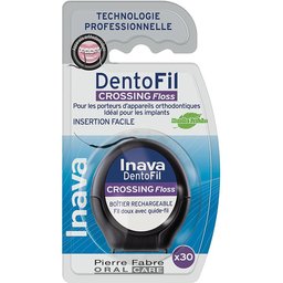 Dentofil Crossing Floss : fil dentaire pour appareils ortho ou implants
