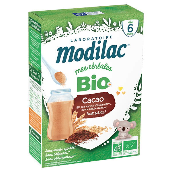 Mes Céréales Bio Cacao Dès 6 mois 250g
