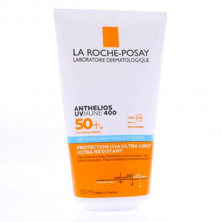 LA ROCHE POSAY Anthelios UVmune 400 - Lait Hydratant solaire SPF50+ 150ml