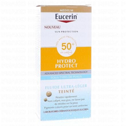 Sun protection Hydro Protect Fluide Solaire Ultra-Léger SPF50+ Teinte Médium 50ml