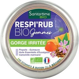 Respi'rub Bio Gommes Gorge Irritée 45uts