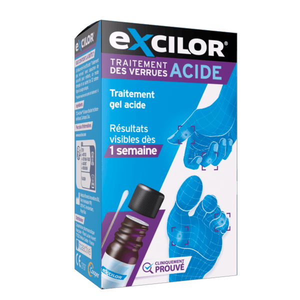 Traitement des Verrues Gel Acide Mains et Pieds 4ml