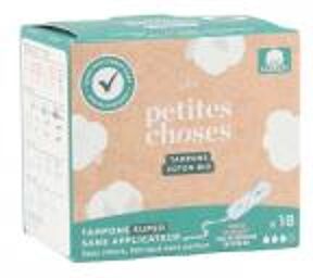 Tampon Coton Bio Flux Super 18 Tampons - Boîte
