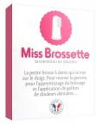 Miss Brossette Doigtier Brosse à Dents Douleurs Gincivales - Boîte 1 brossette