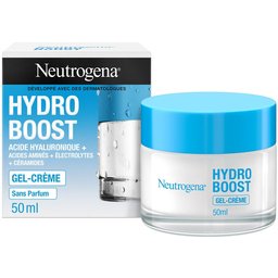 Gel-Crème Hydro Boost Visage Peaux Sensibles Acide Hyaluronique 50 ml