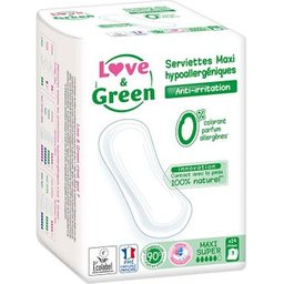 Love & Green Toallitas Hipoalergenicas Maxi Super 14uds