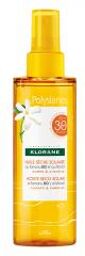 Polysianes Huile Sèche Solaire au Tamanu Bio et Monoï SPF30 200 ml - Flacon pulvérisateur 200 ml