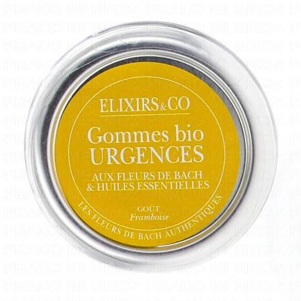 ELIXIRS & CO Gommes bio urgences gout framboise 45g
