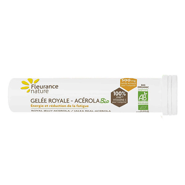 - Tonus et vitalité - Gelée royale acerola Bio - 15 cps à croquer
