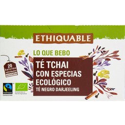 Té Tchai con Especias Eco 20uds