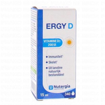 Ergy D vitamine D3 flacon 15ml