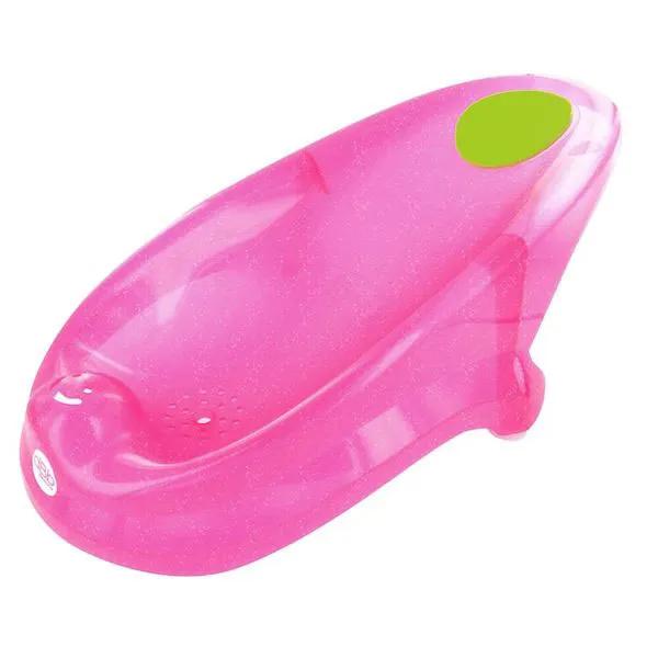 Transat de bain bébé de 0 à 6 mois Forme ergonomique Coloris Rose