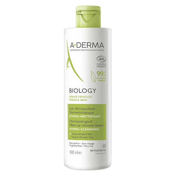 Biology Lait Démaquillant Dermatologique Hydra-Nettoyant Bio 400ml