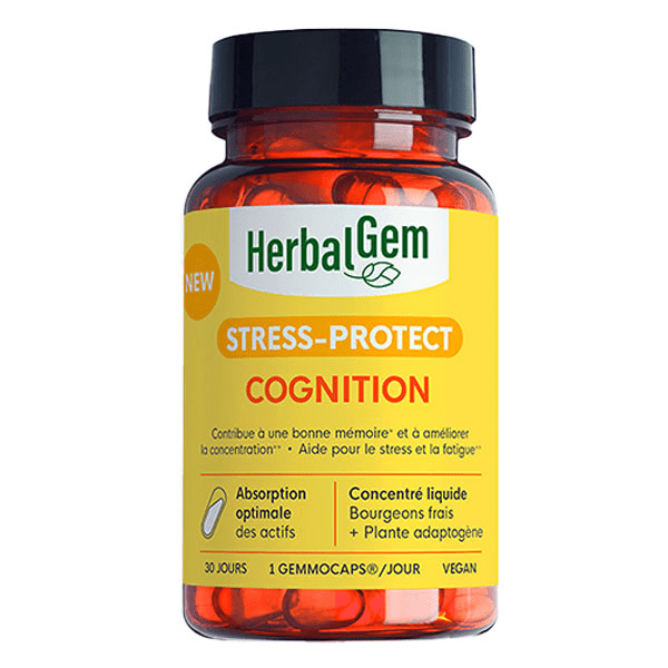 Gemmocaps® Stress-Protect cognition Mémoire concentration 30Capsules
