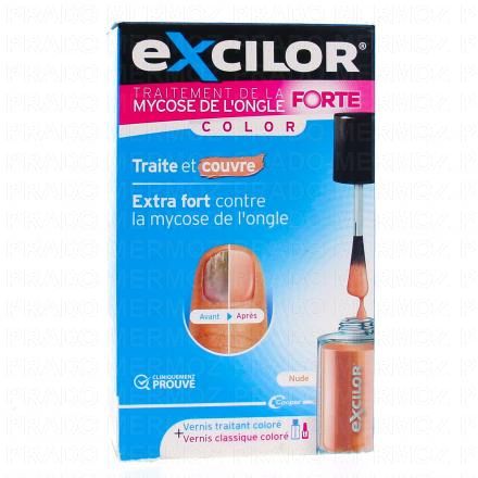 Mycose de l'ongle - Traitement mycose Forte Color 30ml + Vernis nude 8ml