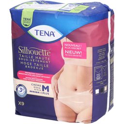 Tena Silhouette Sous-Vêtement Taille Haute Crème M