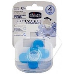 Tétine en silicone Chicco™ confort anatomique anatomique confort anatomique 4 M+ bleu