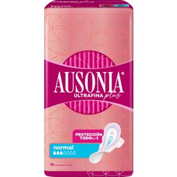 Ultrafina Plus Compresas Normal Alas 16uds