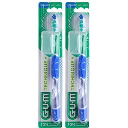 Gum® Technique+ Brosse à dents Medium Adultes (Couleur non sélectionnable)