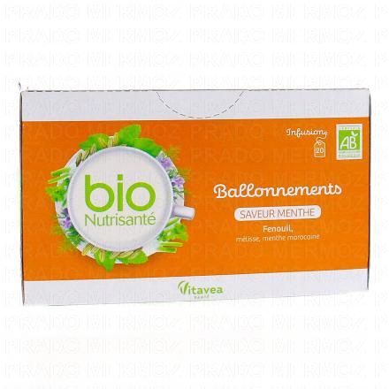 Infusions ballonnements bio x20 sachets