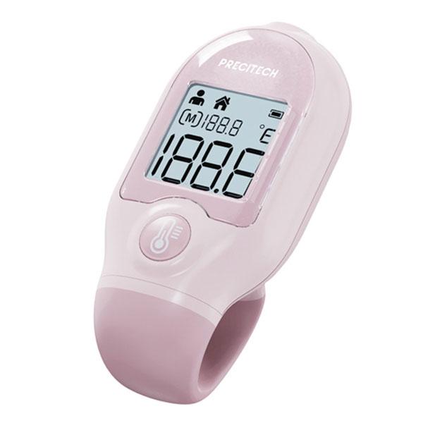 Horizane Santé Précitech - Mini Thermomètre sans contact - Couleur rose