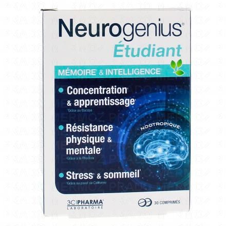 3C PHARMA Neurogenius - Etudiant 30 comprimés