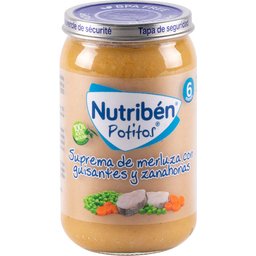 Merlu de Potito aux pois 235Gr