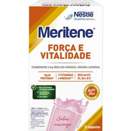 Meritene® Force et Tonus Shakes Goût Fraise 15 sachets