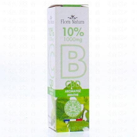FLORA NATURA CBD - Huile de CBD 10% aromatisé menthe 10ml