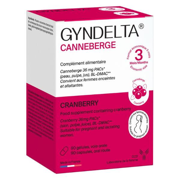 Gyndelta Canneberge 90 gélules
