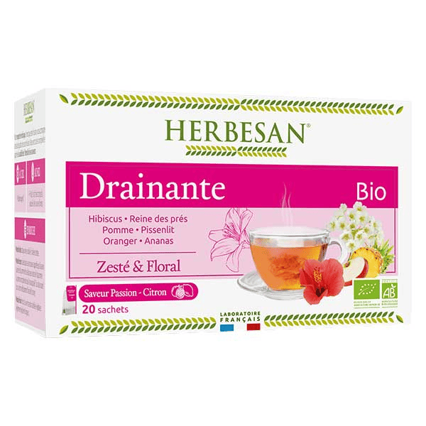 Bio Infusion Drainante Saveur Mangue n°5 - 20 sachets
