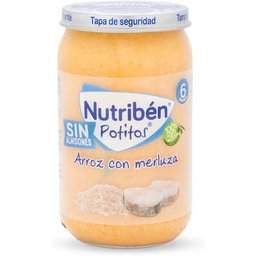 Petits Pots Sans Amidon Riz Au Merlu +6m 235g