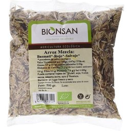 Riz Mélange Basmati Rouge et Sauvage Bio 500g