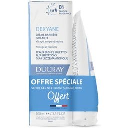 Dexyane Crème Barrière Isolante 100ml + Gel Nettoyant Surgras 100ml