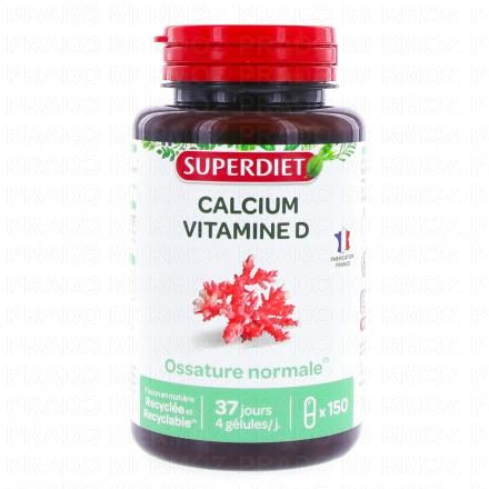 Calcium et Vitamine D 150 gélules