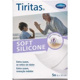 Tiritas Soft Silicone Pansement Adhésif 6x10cm 5uts