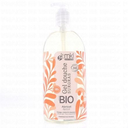 Gel douche Surgras Abricot bio flacon 1l