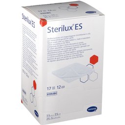 Hartmann Stérilux® ES Compresses de gaze hydrophile 7,5 x 7,5 cm