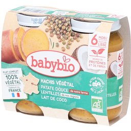 Hachis Végétal Patate Douce Lentilles Lait de Coco