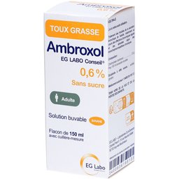 EG Labo Conseil 0,6%, solution buvable pour affections bronchiques -  Flacon 150 ml