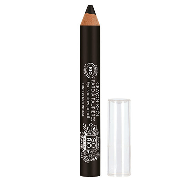 Yeux Crayon Fard à Paupières Jumbo N°20 Noir Intense Bio 6g