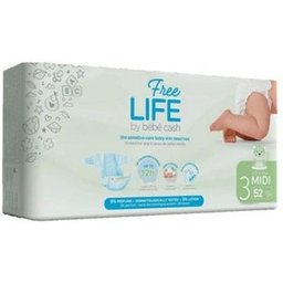 Bebecash couche pour bébé T- 3 52pcs